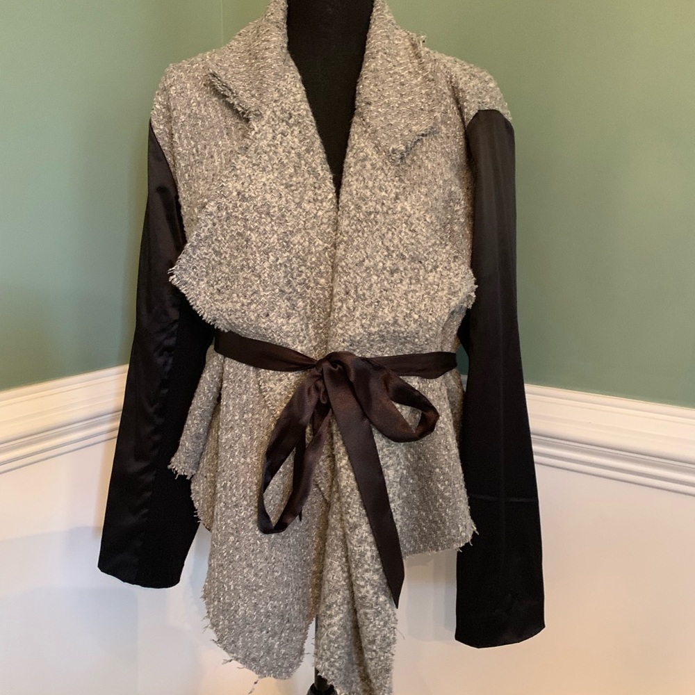 Vera Wang Sweater Wrap Jacket